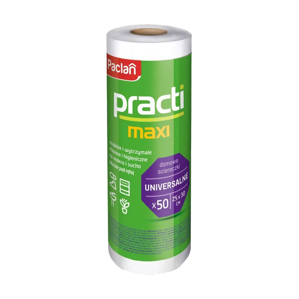 Ганчірка Paclan Practi Maxi, 25*30 см, 50 шт